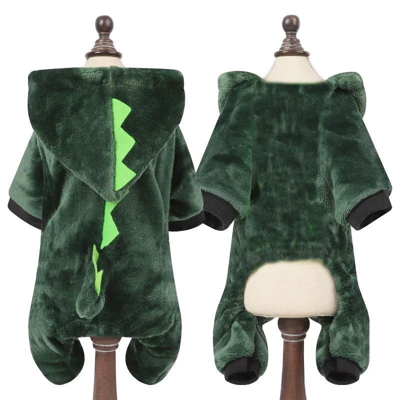Adorable Dog Jumpsuit-Soft Fleece Pet Costume