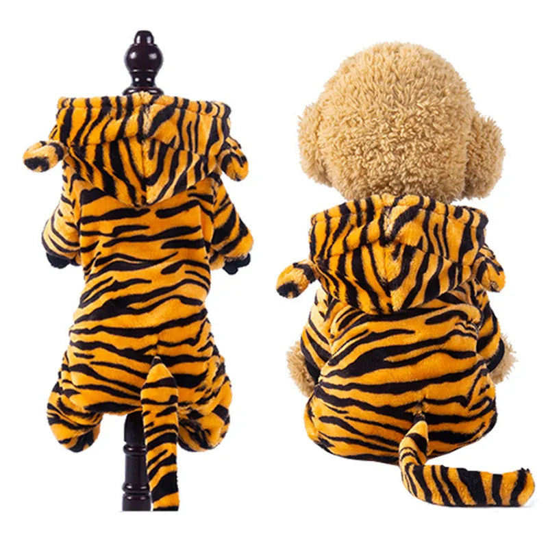 Adorable Dog Jumpsuit-Soft Fleece Pet Costume
