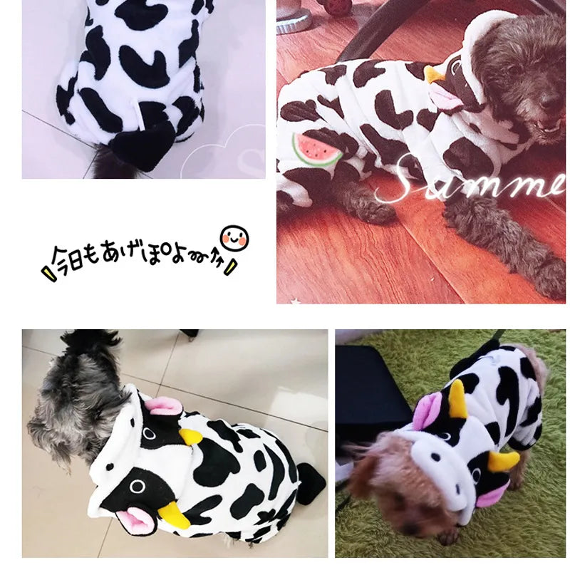 Adorable Dog Jumpsuit-Soft Fleece Pet Costume
