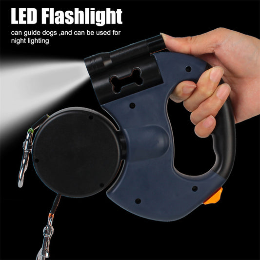 DuoWalk™ LED Dual Dog Leash – Tangle-Free, Safe Night Walking
