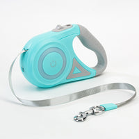 NightWalker™ Retractable Leash — Built-In Spotlight + Reflective
