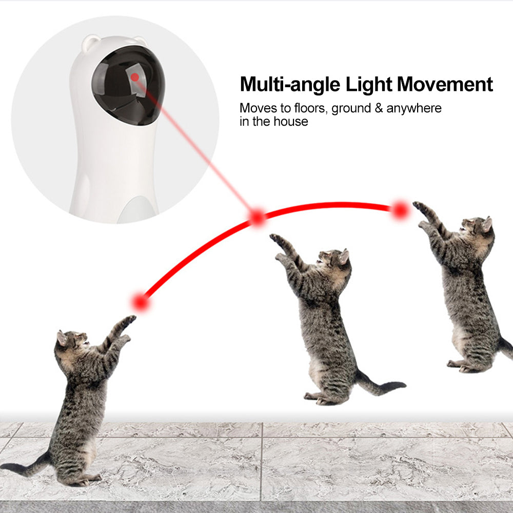 LaserPaw™ Auto Cat Toy — Hours of Hunt Mode Zero Effort