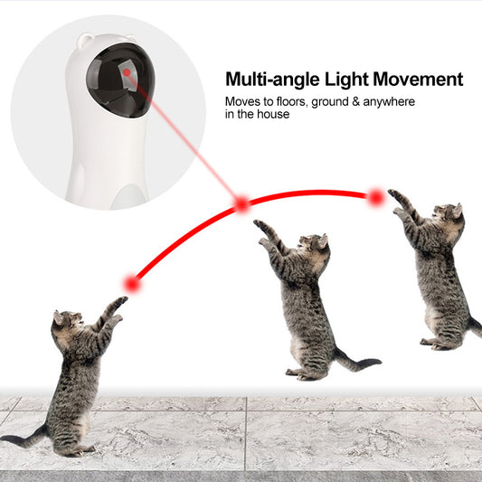 LaserPaw™ Auto Cat Toy — Hours of Hunt Mode Zero Effort