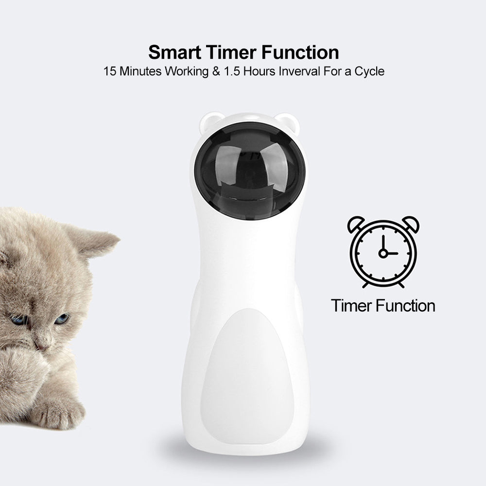 LaserPaw™ Auto Cat Toy — Hours of Hunt Mode Zero Effort