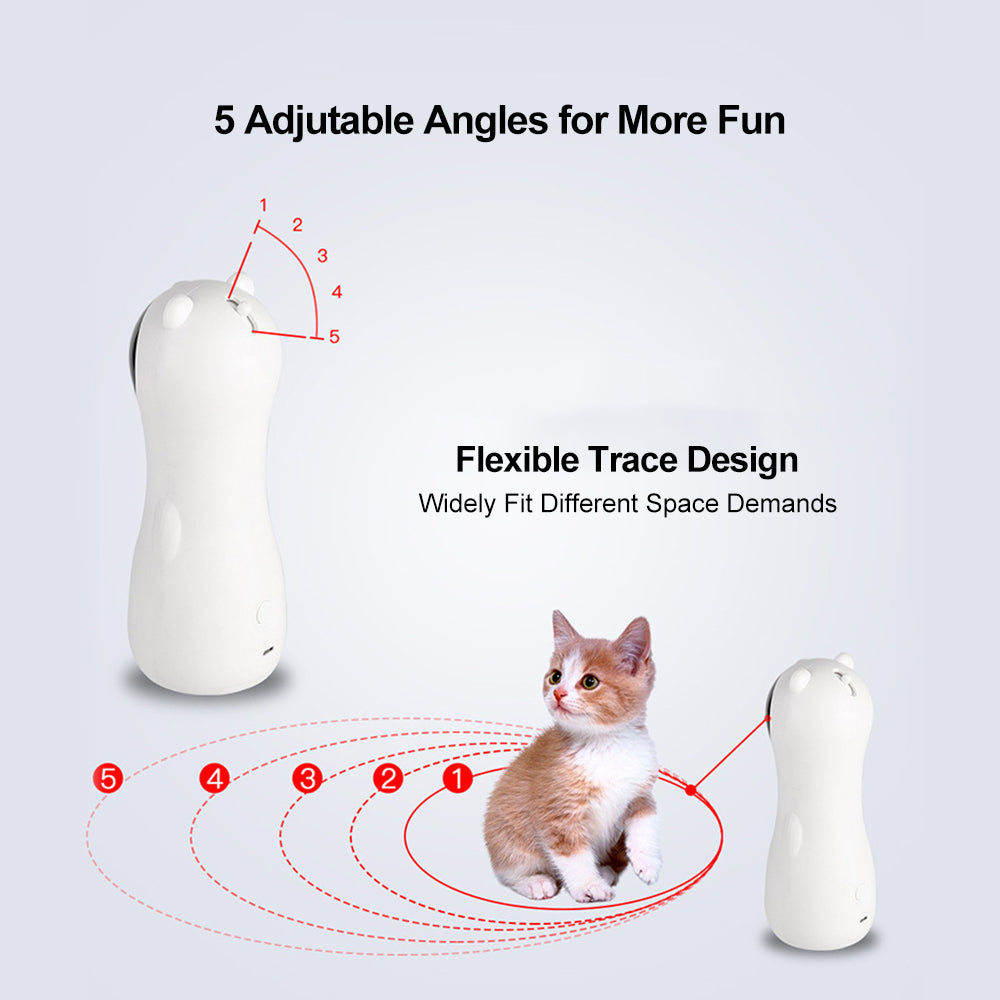 LaserPaw™ Auto Cat Toy — Hours of Hunt Mode Zero Effort