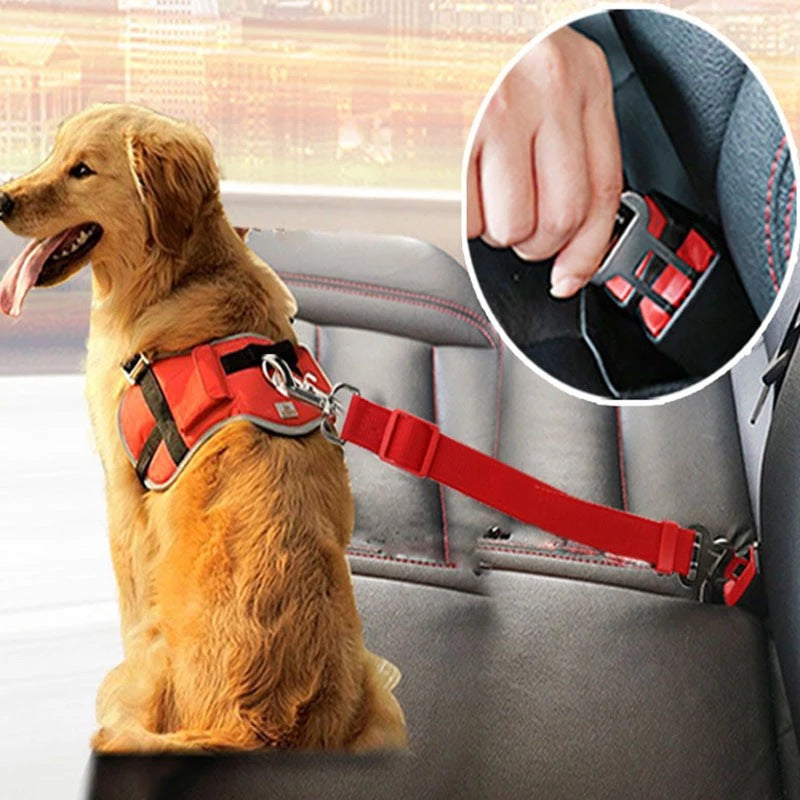 SafeRide™ Adjustable Pet Car Safety Belt
