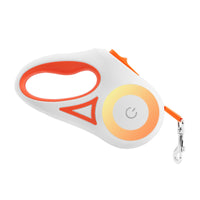 NightWalker™ Retractable Leash — Built-In Spotlight + Reflective
