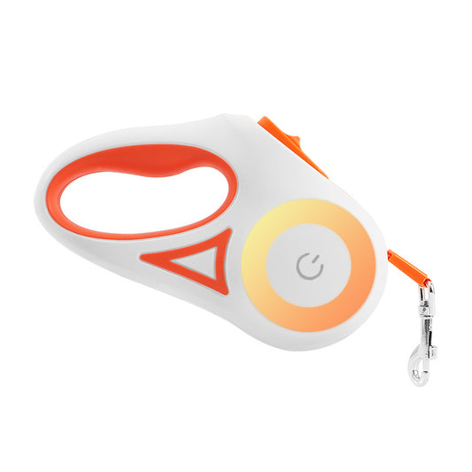 NightWalker™ Retractable Leash — Built-In Spotlight + Reflective