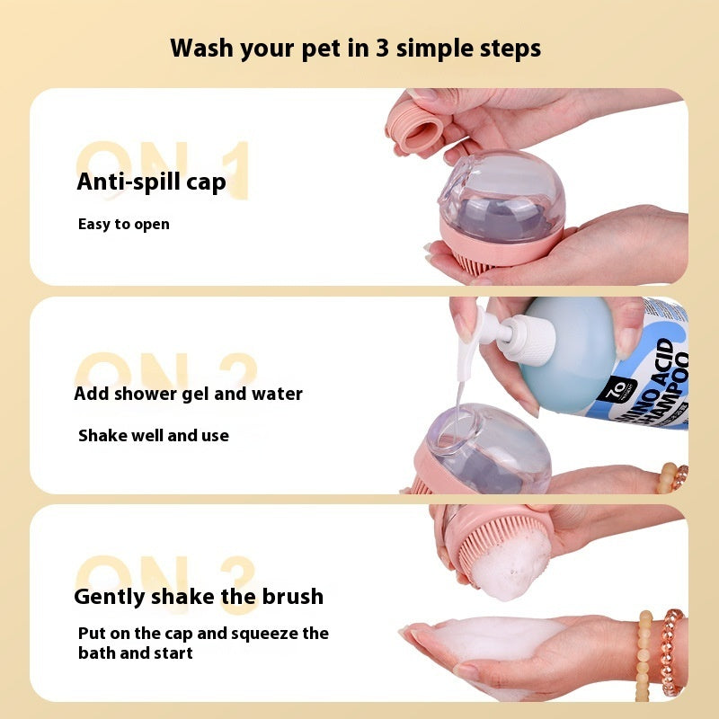 LatherPaw™ Silicone Grooming Brush