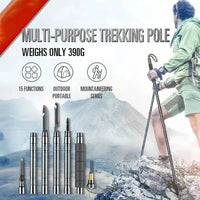Multi Purpose Explorer Trekking Pole-Self Defense Stick