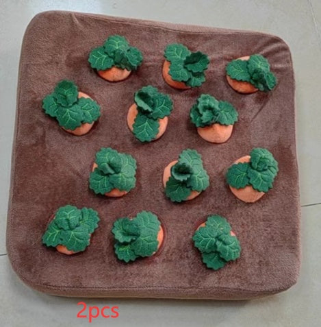 CarrotPaw™ Snuffle Mat — Vet-Approved Boredom Buster
