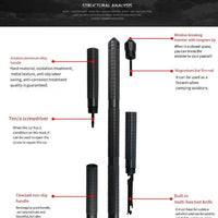 Multi Purpose Explorer Trekking Pole-Self Defense Stick