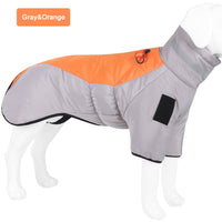 Turtleneck Reflective Waterproof Winter Coat for Large Breed Dog
