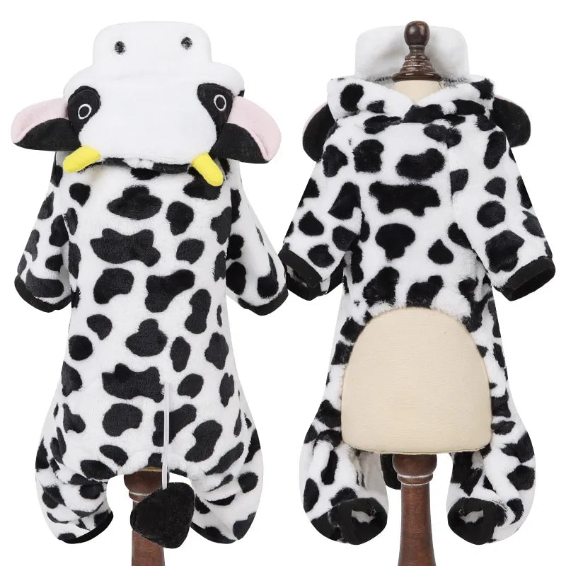 Adorable Dog Jumpsuit-Soft Fleece Pet Costume