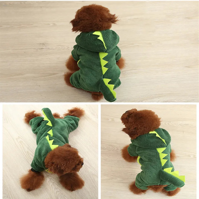 Adorable Dog Jumpsuit-Soft Fleece Pet Costume