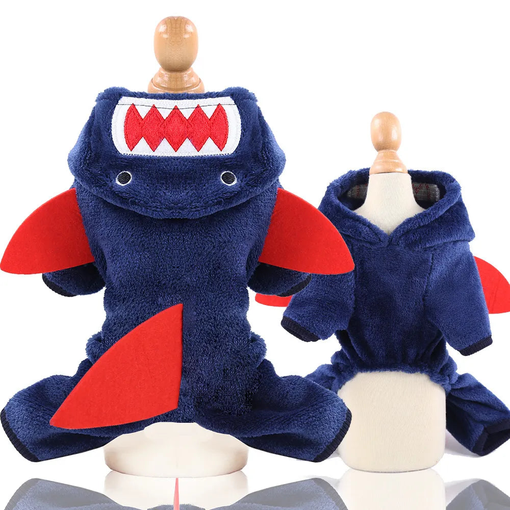 Adorable Dog Jumpsuit-Soft Fleece Pet Costume