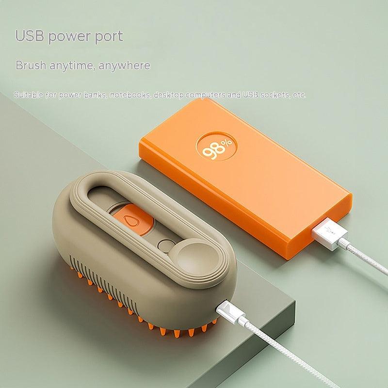 Steamy™ Pet Brush - Pet Electric Spray Massage