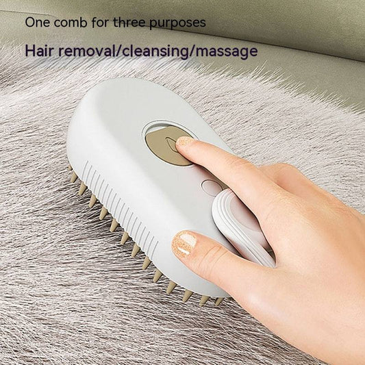 EzSteamy™ Pet Brush - Pet Electric Spray Massage
