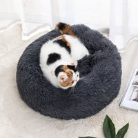 CozyCloud™ Calming Donut Bed for Dogs & Cats