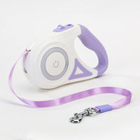 NightWalker™ Retractable Leash — Built-In Spotlight + Reflective