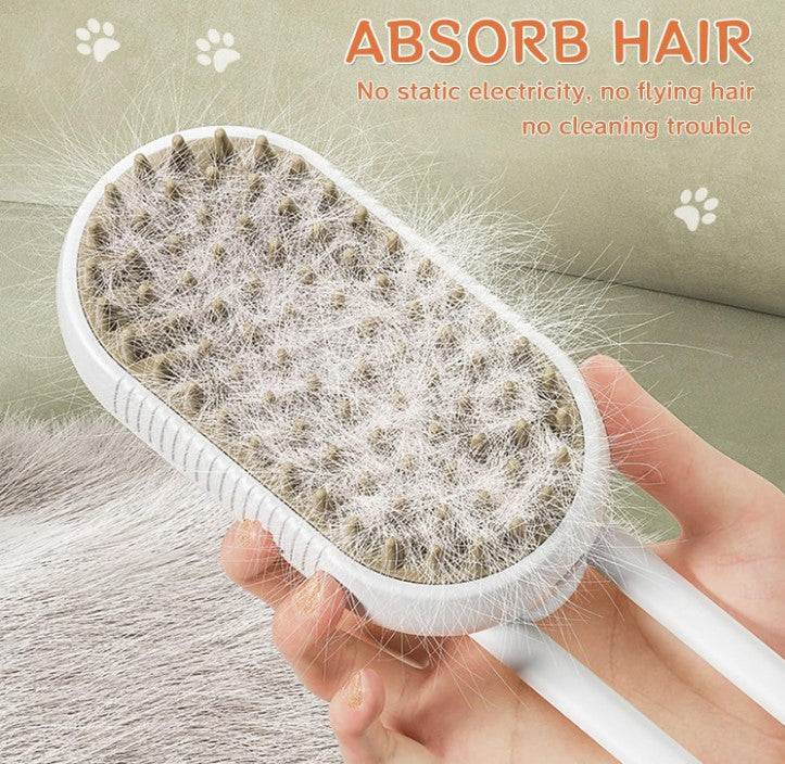 Steamy™ Pet Brush - Pet Electric Spray Massage