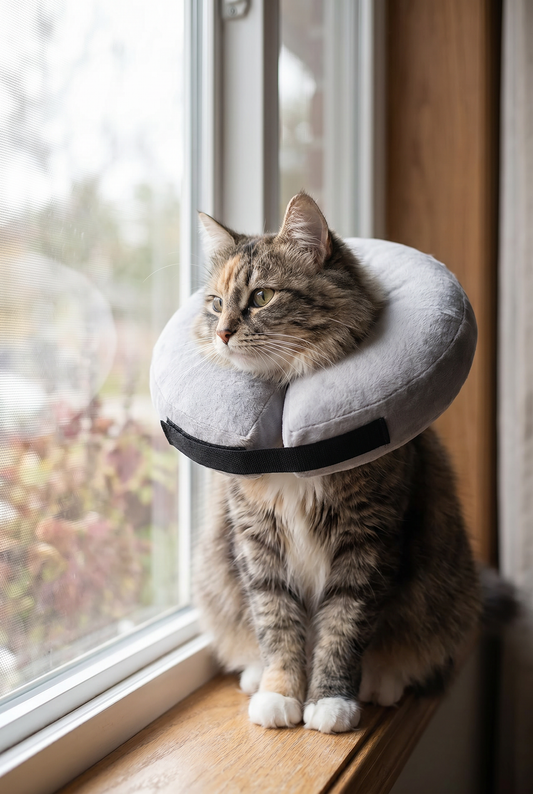 CozyCone™ Inflatable Recovery Collar — Soft Cone Alternative for Dogs & Cats