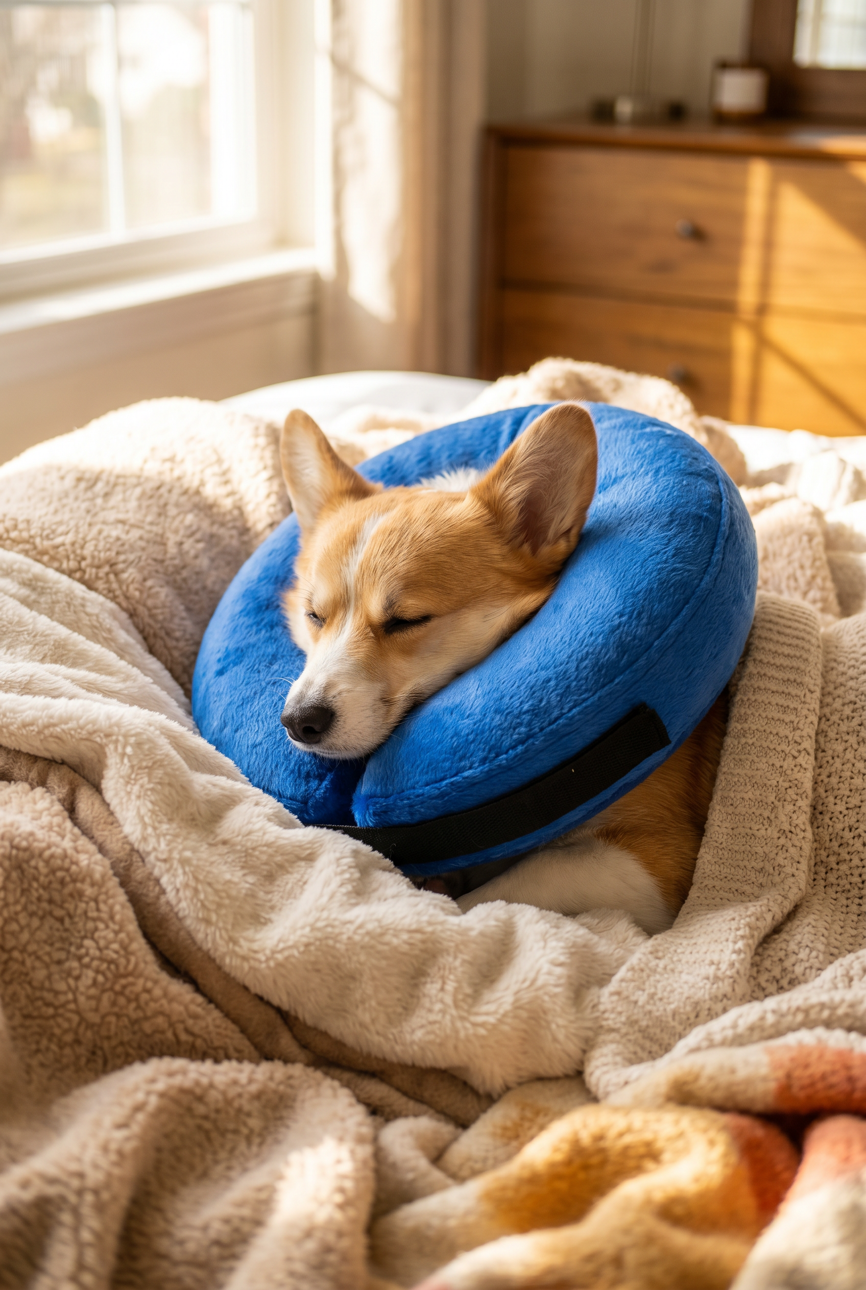 CozyCone™ Inflatable Recovery Collar — Soft Cone Alternative for Dogs & Cats