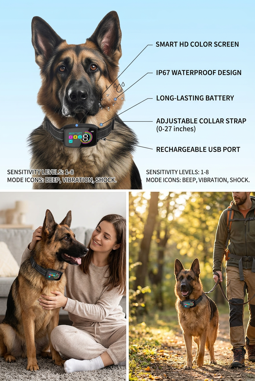 BarkSense™ Smart Collar — End Excessive Barking Humanely